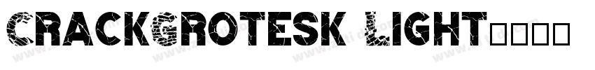 CrackGrotesk Light字体转换